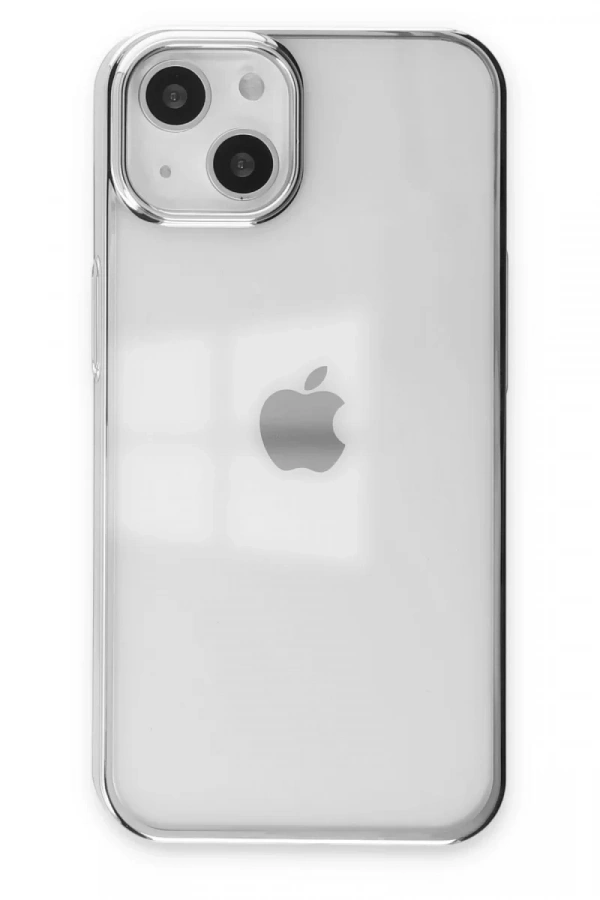 Apple iPhone 14 Plus Kılıf Element Silikon - Gümüş