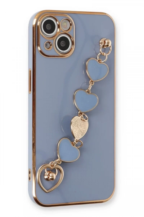 Apple iPhone 14 Plus Kılıf Esila Silikon - Gri