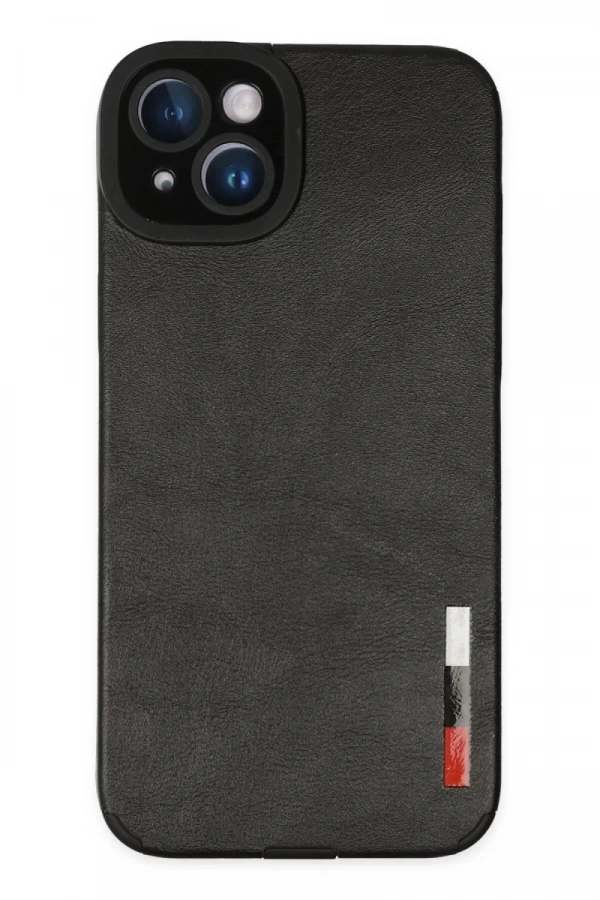 Apple iPhone 14 Plus Kılıf Loop Deri Silikon - Siyah