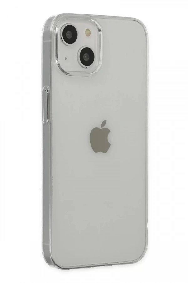 Apple iPhone 14 Plus Kılıf Pc Sert Şeffaf Kapak - Şeffaf