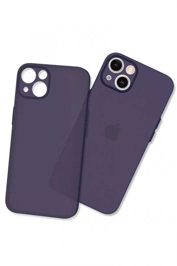 Apple iPhone 14 Plus Kılıf Puma Silikon - Koyu Mor