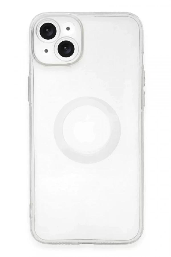 Apple iPhone 14 Plus Kılıf Santa Lens Silikon - Şeffaf