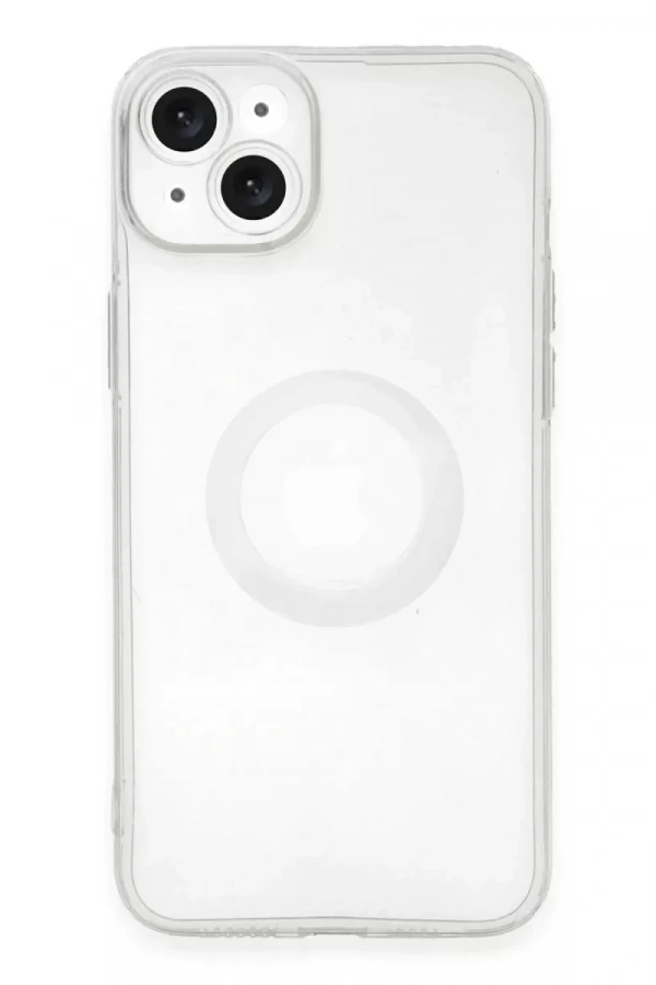 Apple iPhone 14 Plus Kılıf Santa Lens Silikon - Şeffaf