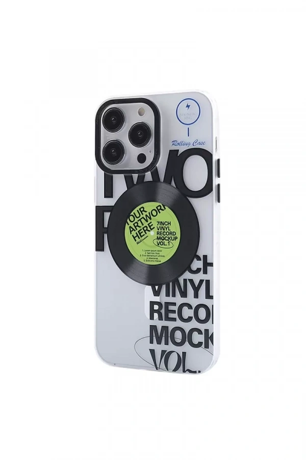 Apple iPhone 14 Pro Kılıf Apollo Magneticsafe Desenli Kapak - Apollo Şeffaf - 5
