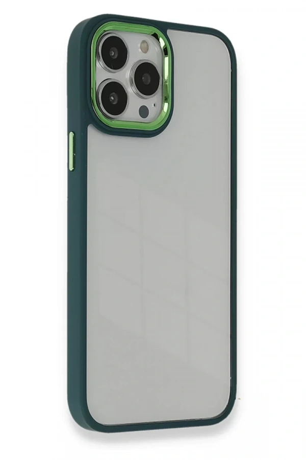 Apple iPhone 14 Pro Kılıf Dora Kapak - Haki Yeşil