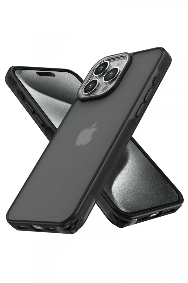 Apple iPhone 14 Pro Kılıf Elegant Kapak - Siyah