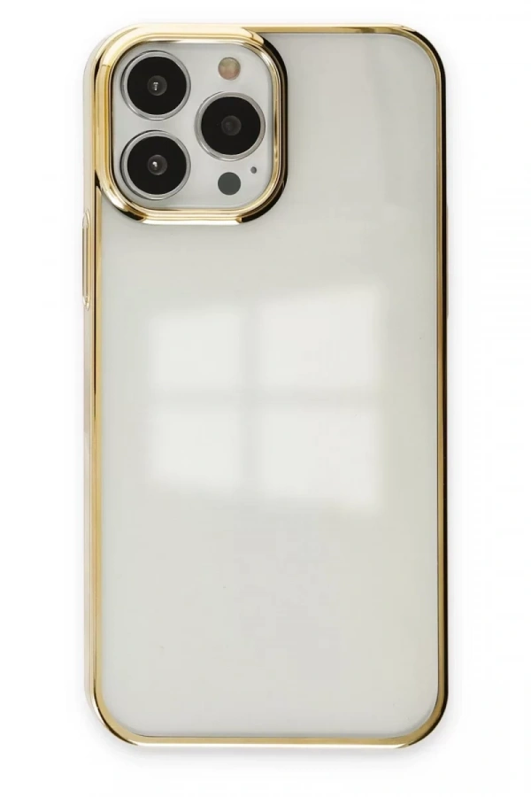 Apple iPhone 14 Pro Kılıf Element Silikon - Gold