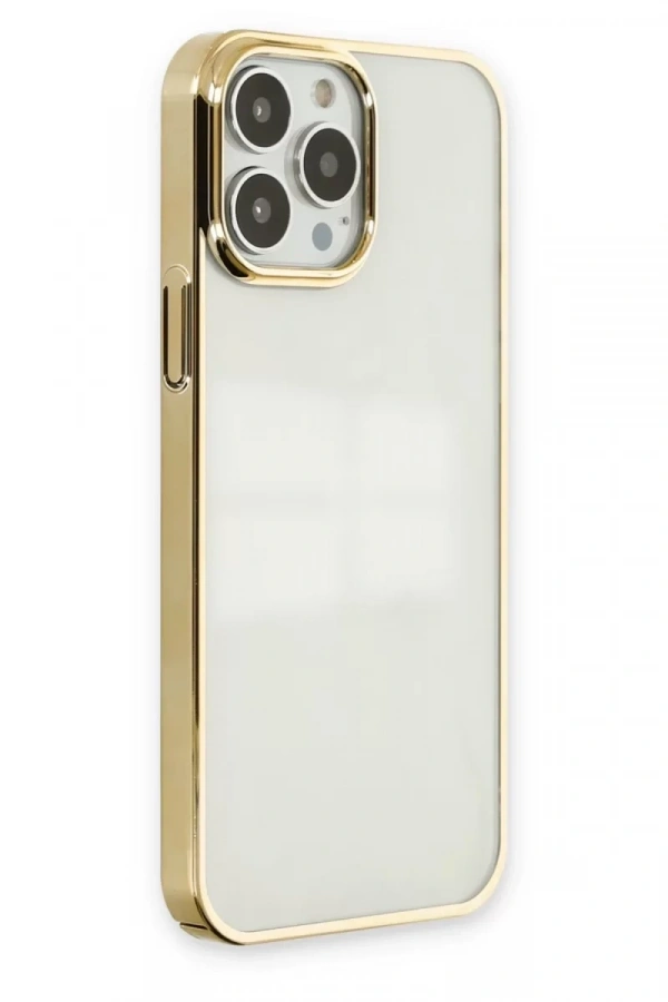 Apple iPhone 14 Pro Kılıf Element Silikon - Gold