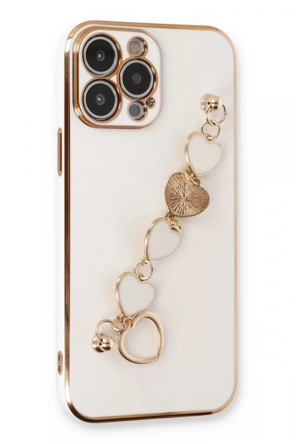 Apple iPhone 14 Pro Kılıf Esila Silikon - Beyaz