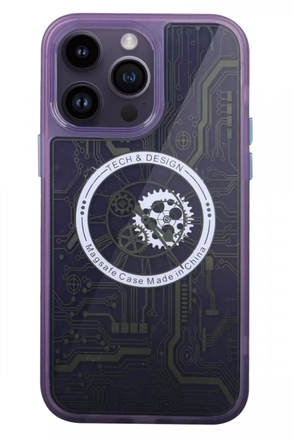 Apple iPhone 14 Pro Kılıf Magic Magneticsafe Silikon - Derin Mor