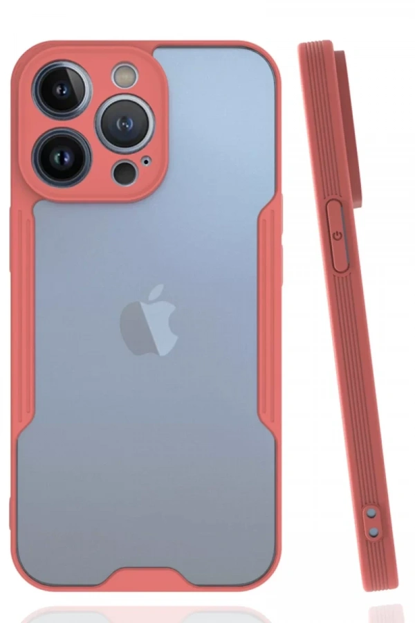 Apple iPhone 14 Pro Kılıf Platin Silikon - Pembe