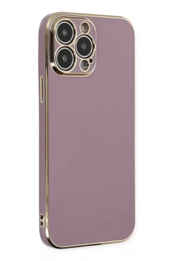 Apple iPhone 14 Pro Kılıf Volet Silikon - Mor