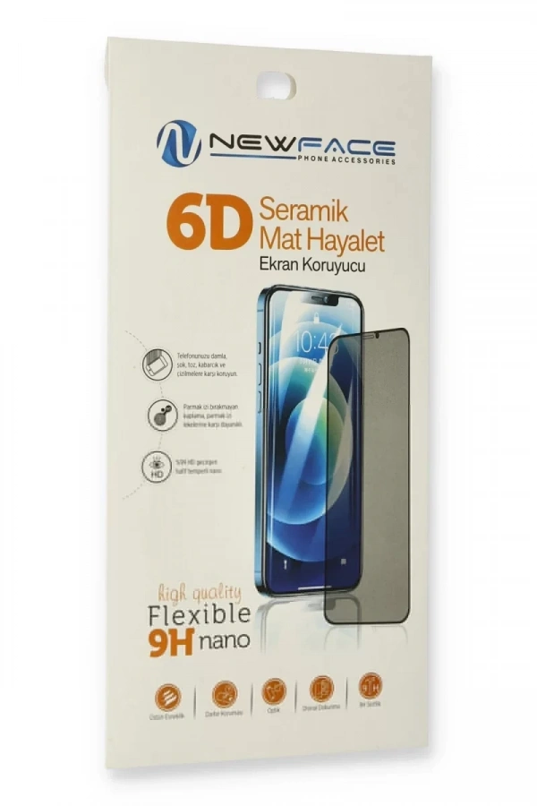 Apple iPhone 14 Pro Max 6D Mat Seramik Hayalet Nano Ekran Koruyucu