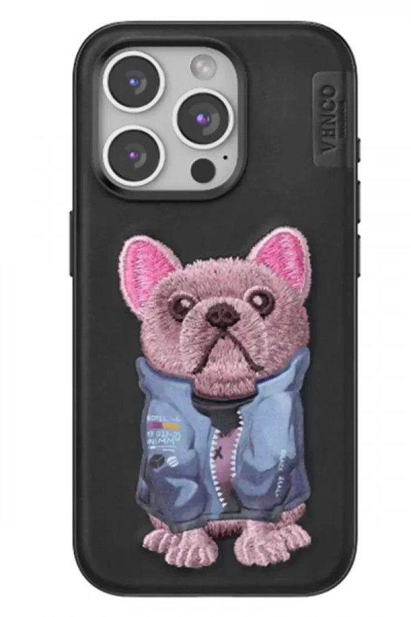 Apple iPhone 14 Pro Max Cute Desenli Kapak - Siyah