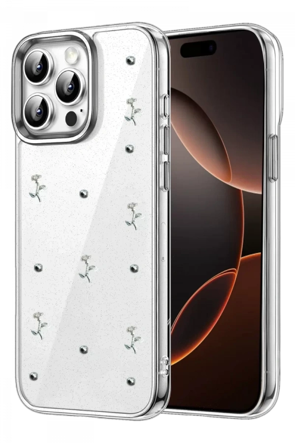 Apple iPhone 14 Pro Max Fiyonk Desenli Kapak - Desen 4