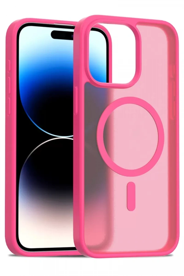 Apple iPhone 14 Pro Max Jota Magsafe Kapak - Rose