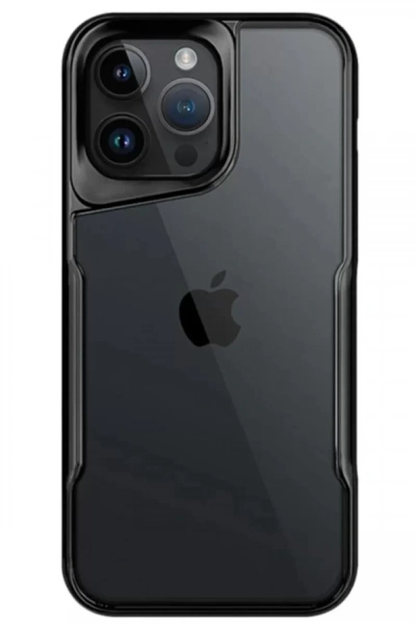 Apple iPhone 14 Pro Max Kılıf Boyi Silikon Kapak - Siyah