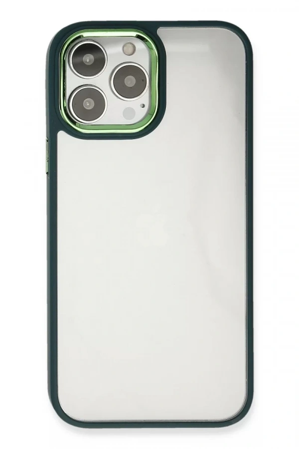 Apple iPhone 14 Pro Max Kılıf Dora Kapak - Haki Yeşil