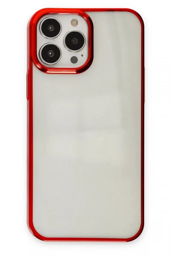 Apple iPhone 14 Pro Max Kılıf Element Silikon - Kırmızı