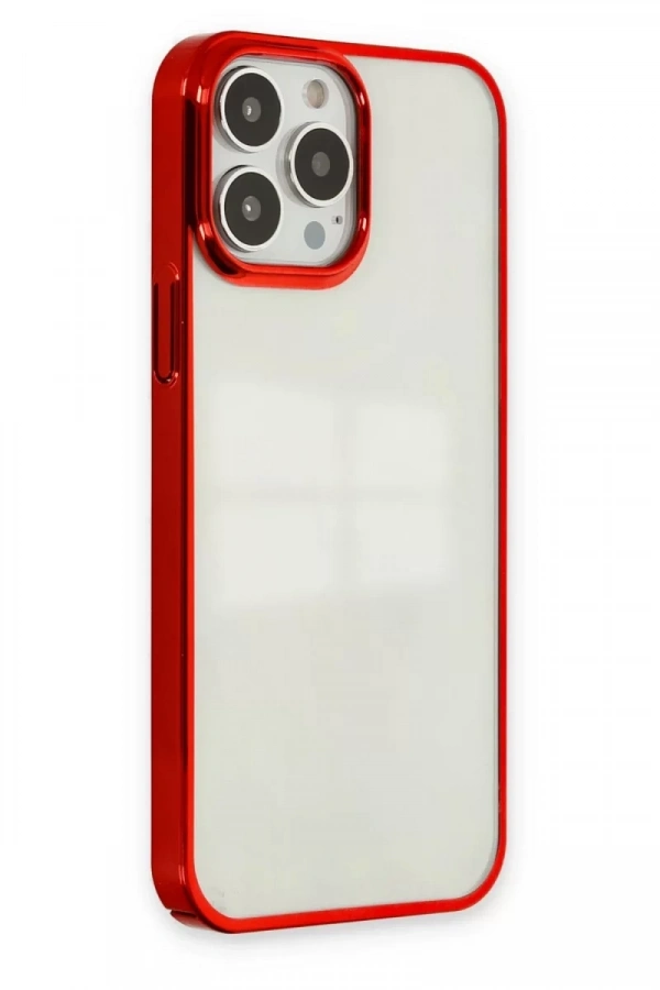 Apple iPhone 14 Pro Max Kılıf Element Silikon - Kırmızı