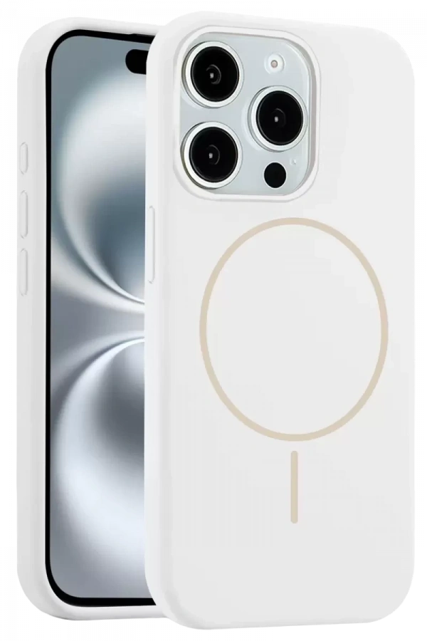 Apple iPhone 14 Pro Max Kılıf Jully Magsafe Kapak - Beyaz