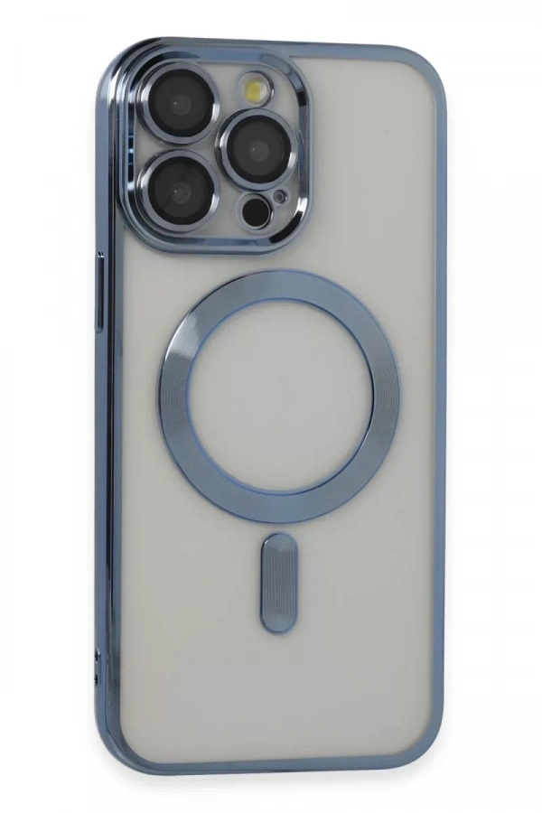 Apple iPhone 14 Pro Max Kılıf Kross Magneticsafe Kapak - Sierra Blue