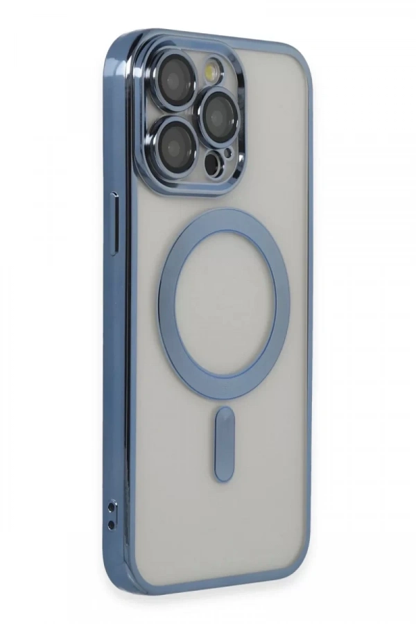 Apple iPhone 14 Pro Max Kılıf Kross Magneticsafe Kapak - Sierra Blue