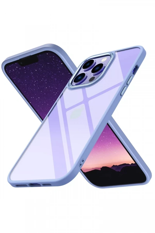 Apple iPhone 14 Pro Max Kılıf Power Silikon - Sierra Blue