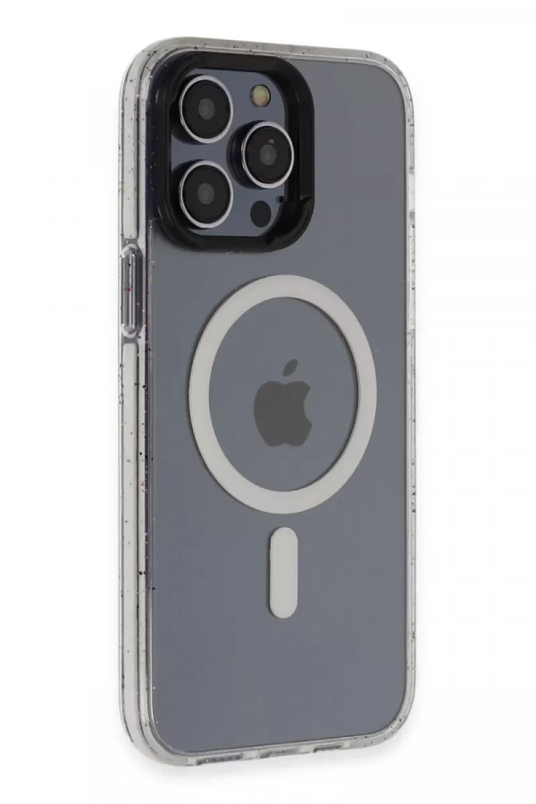 Apple iPhone 14 Pro Max Kılıf Tigra Magsafe Kapak - Beyaz