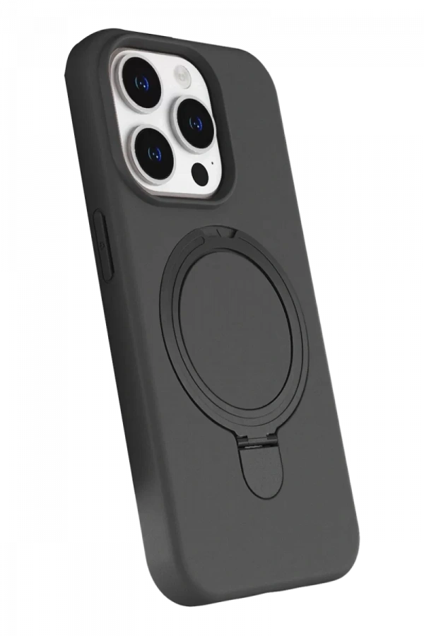 Apple iPhone 14 Pro Max Regal Magsafe Standlı Kapak - Titan Gri