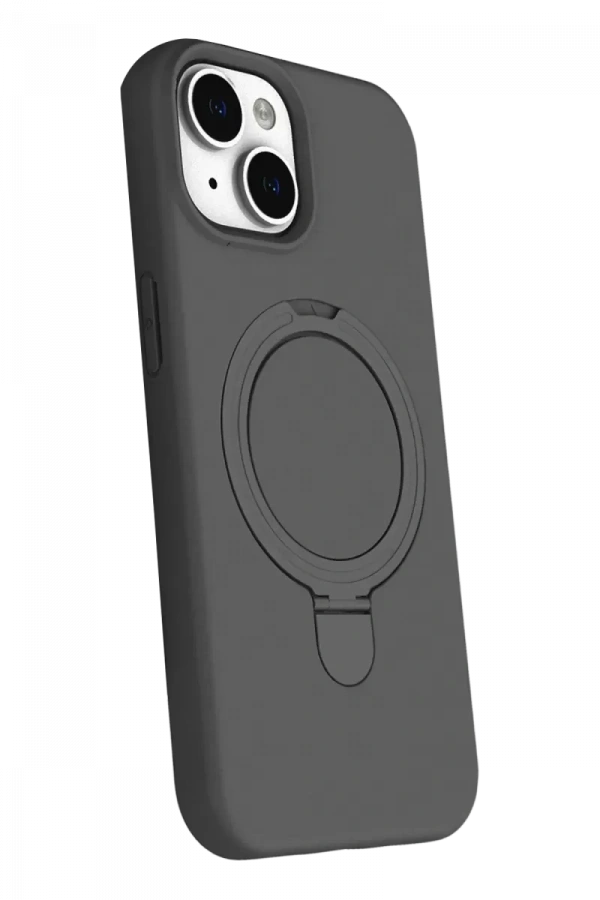 Apple iPhone 14 Regal Magsafe Standlı Kapak - Titan Gri