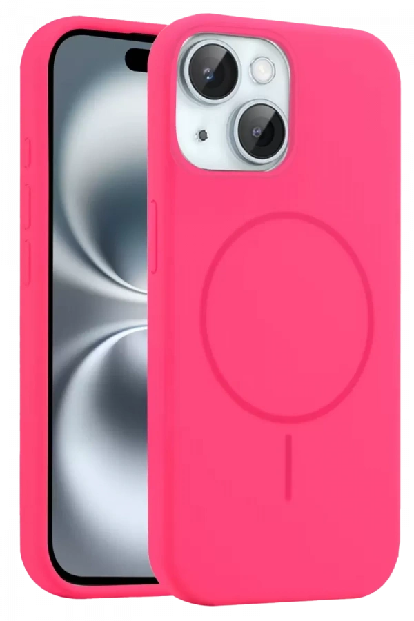 Apple iPhone 15 Kılıf Jully Magsafe Kapak - Pembe