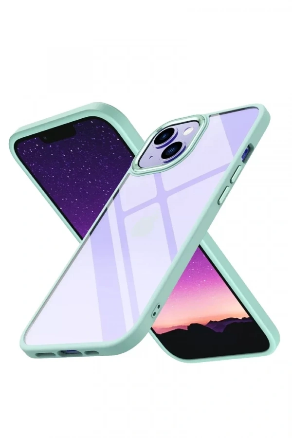 Apple iPhone 15 Kılıf Power Silikon - Yeşil