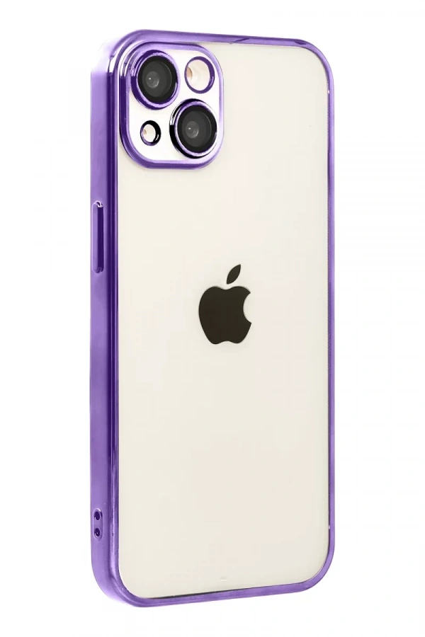 Apple iPhone 15 Lensli Silikon - Mor