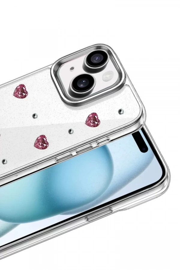 Apple iPhone 15 Plus Fiyonk Desenli Kapak - Desen 3