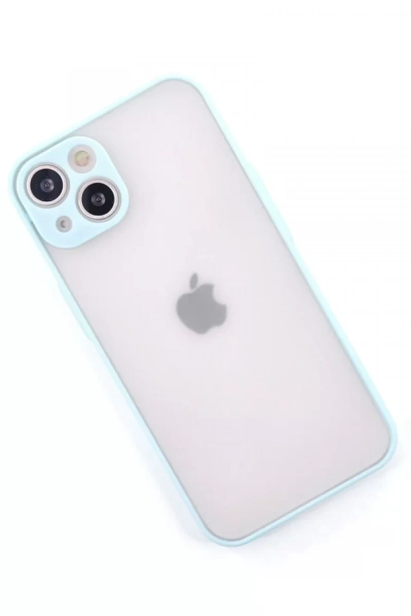 Apple iPhone 15 Plus Kılıf Montreal Silikon Kapak - Turkuaz