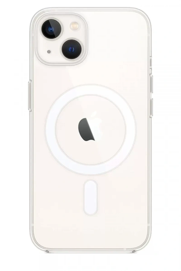 Apple iPhone 15 Plus Kılıf Pc Real Magsafe Kapak - Şeffaf