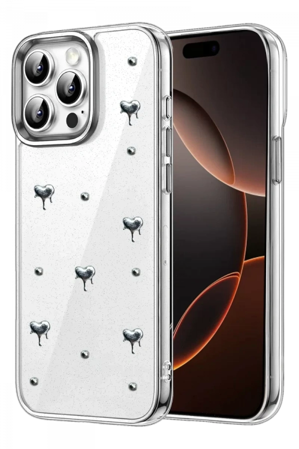 Apple iPhone 15 Pro Fiyonk Desenli Kapak - Desen 1