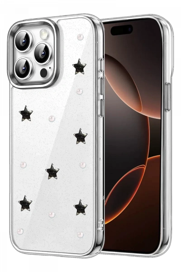 Apple iPhone 15 Pro Fiyonk Desenli Kapak - Desen 7