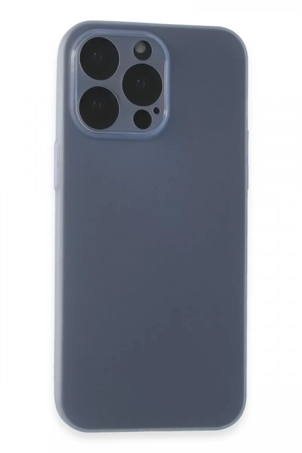 Apple iPhone 15 Pro Kılıf Puma Silikon - Mavi