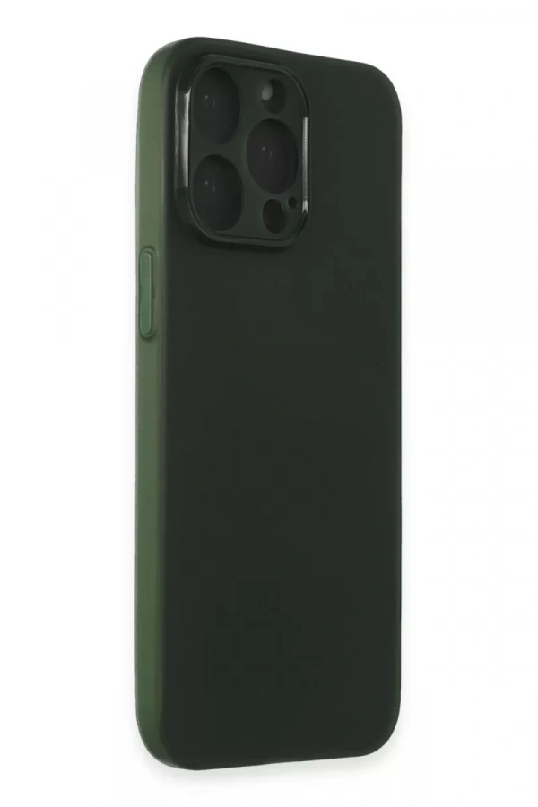 Apple iPhone 15 Pro Kılıf Puma Silikon - Yeşil