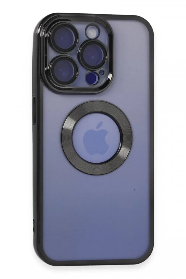 Apple iPhone 15 Pro Kılıf Slot Silikon - Siyah