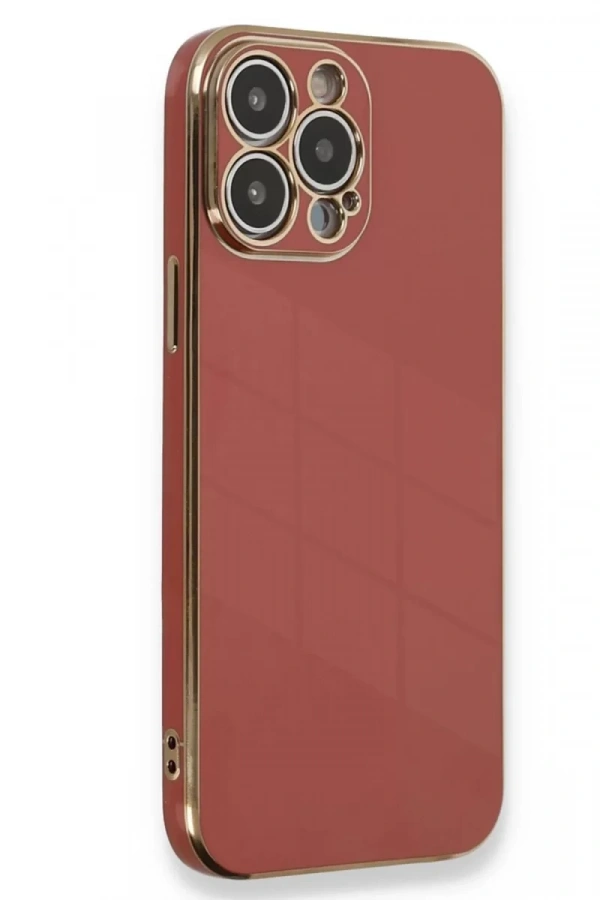 Apple iPhone 15 Pro Kılıf Volet Silikon - Kırmızı