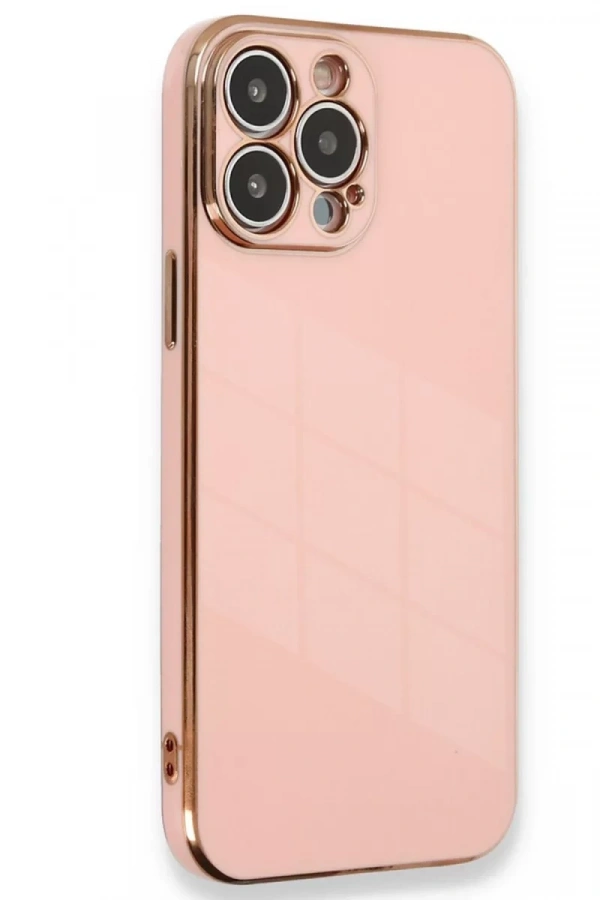Apple iPhone 15 Pro Kılıf Volet Silikon - Pembe