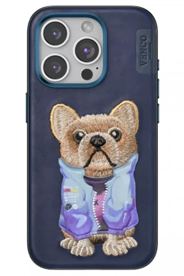 Apple iPhone 15 Pro Max Cute Desenli Kapak - Lacivert