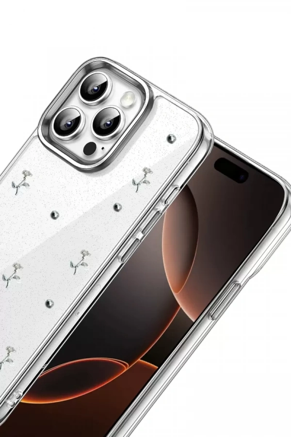 Apple iPhone 15 Pro Max Fiyonk Desenli Kapak - Desen 4