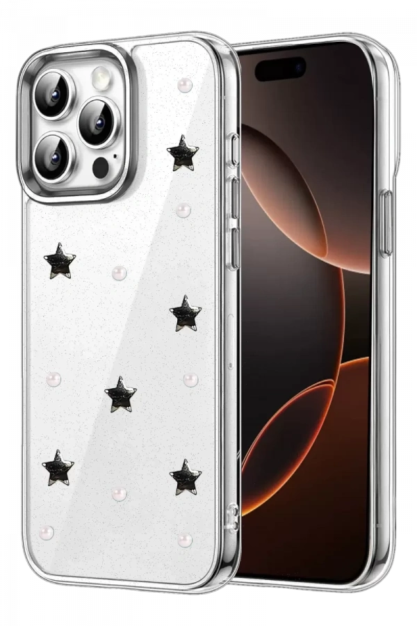 Apple iPhone 15 Pro Max Fiyonk Desenli Kapak - Desen 7