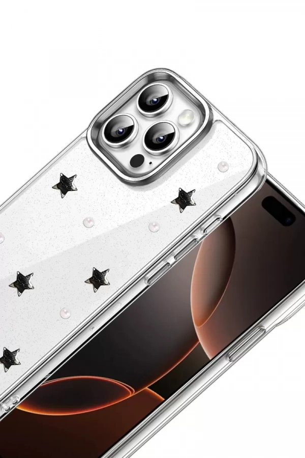 Apple iPhone 15 Pro Max Fiyonk Desenli Kapak - Desen 7