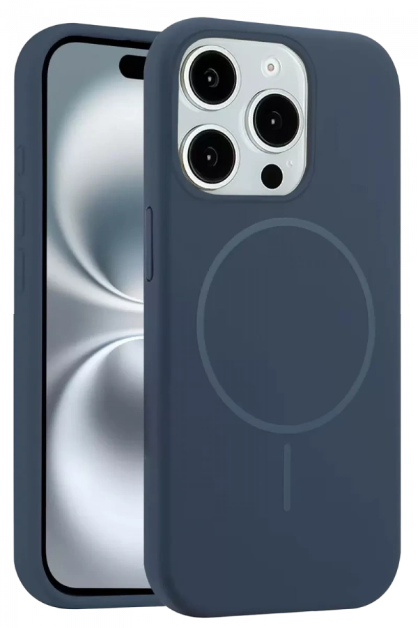 Apple iPhone 15 Pro Max Kılıf Jully Magsafe Kapak - Lacivert