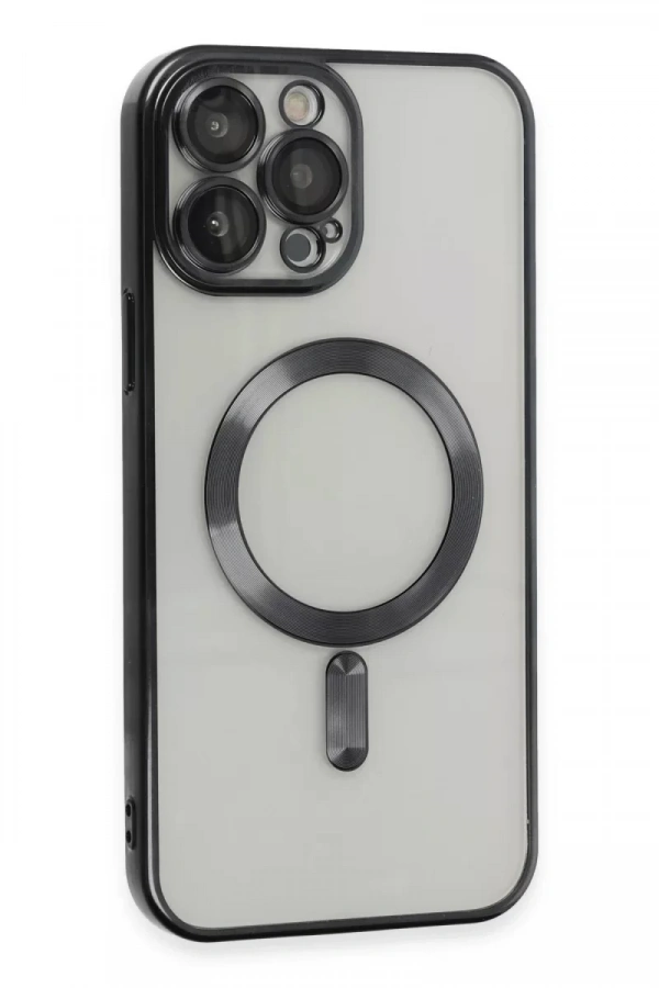 Apple iPhone 15 Pro Max Kılıf Kross Magneticsafe Kapak - Siyah